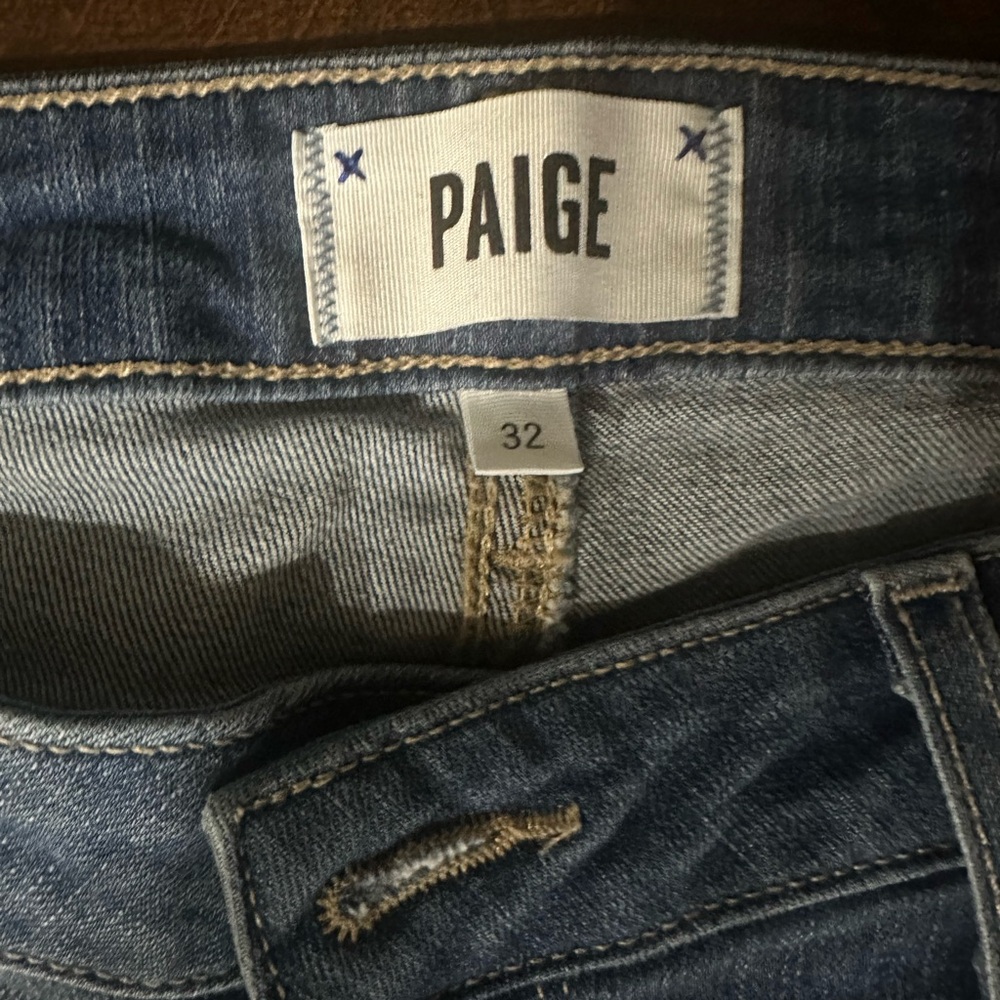 PAIGE Blue Ankle & Cropped Jeans